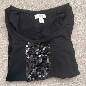 Small loft sequins shirt